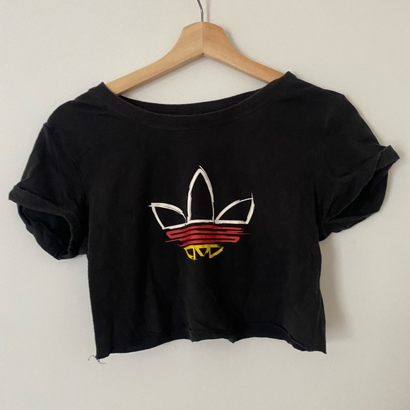 Adidas cropped t-shirt - Picture 1 of 3